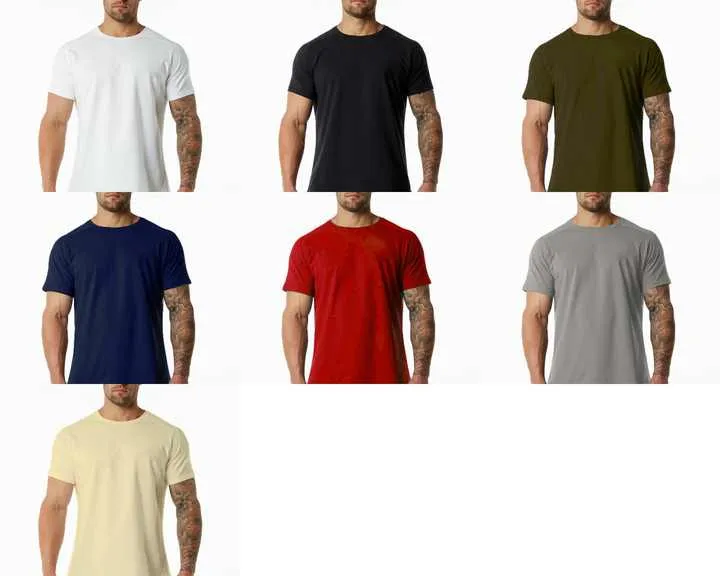 تيشيرتات الإيلاستين تمتد تنفس صالة  - T-Shirts Elastane Stretch Breathable Gym