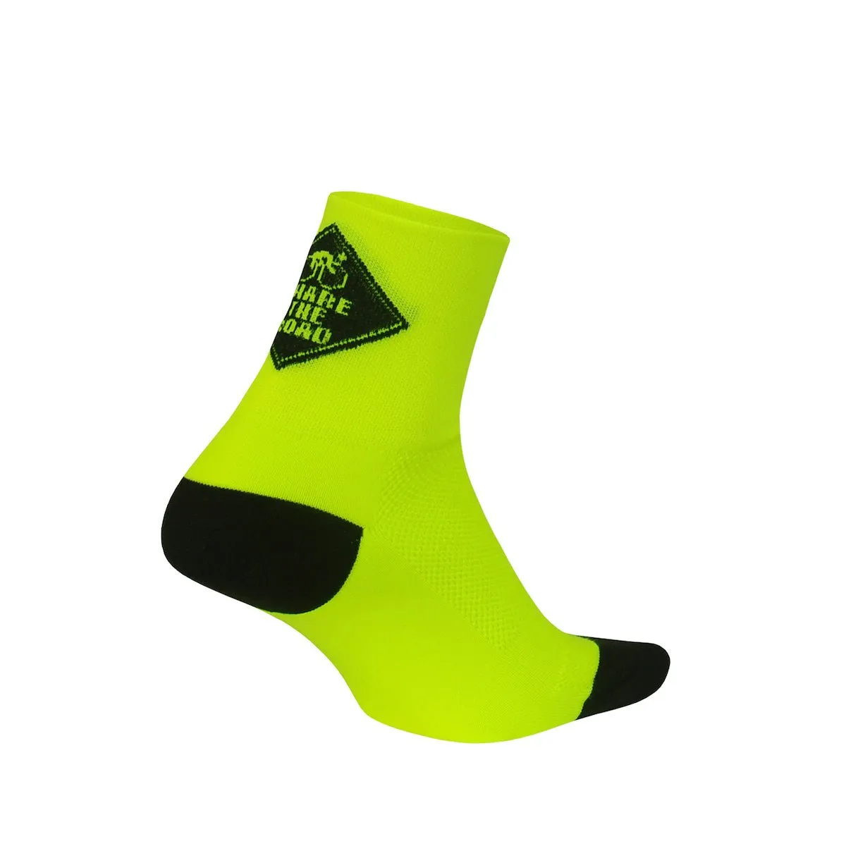 Aireator 3" Share the Road (Neon Yellow/Black)