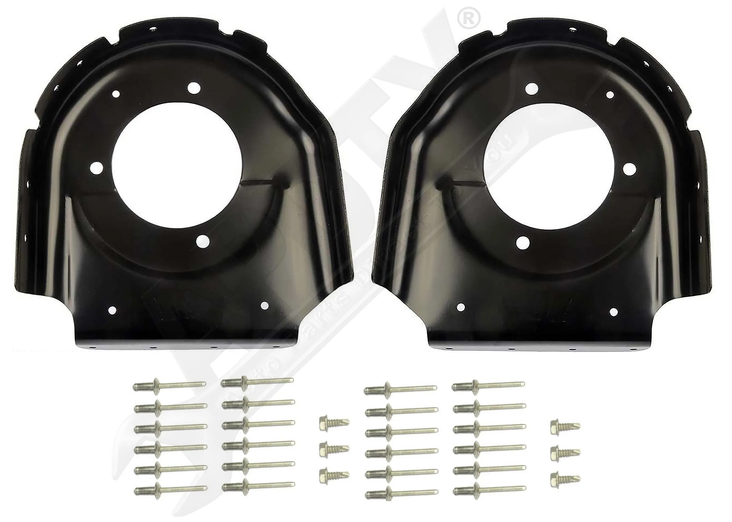 APDTY 035317 035318 Sturt Mount Cap For Select 96-00 Chrysler Dodge Plymouth Van