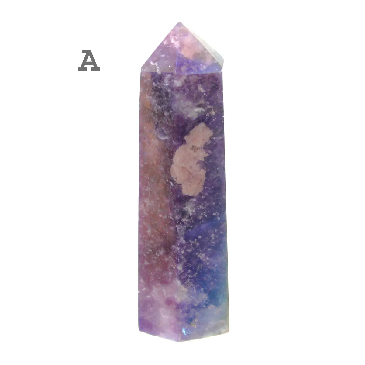 Aura Lepidolite Tower