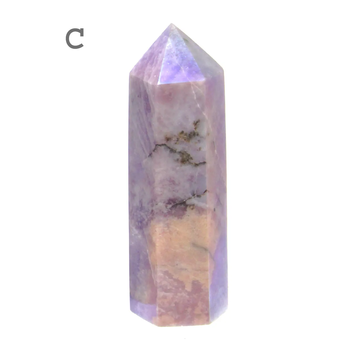 Aura Lepidolite Tower