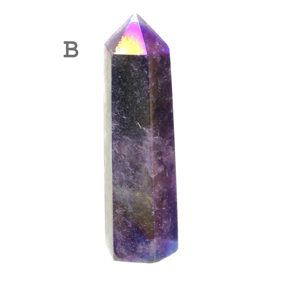 Aura Lepidolite Tower