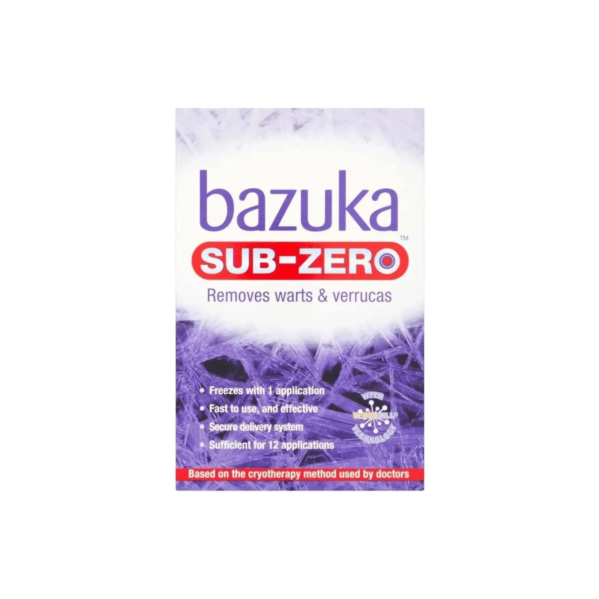 Bazuka Sub-Zero Freeze Verucca & Wart Removal Treatment – 50ml