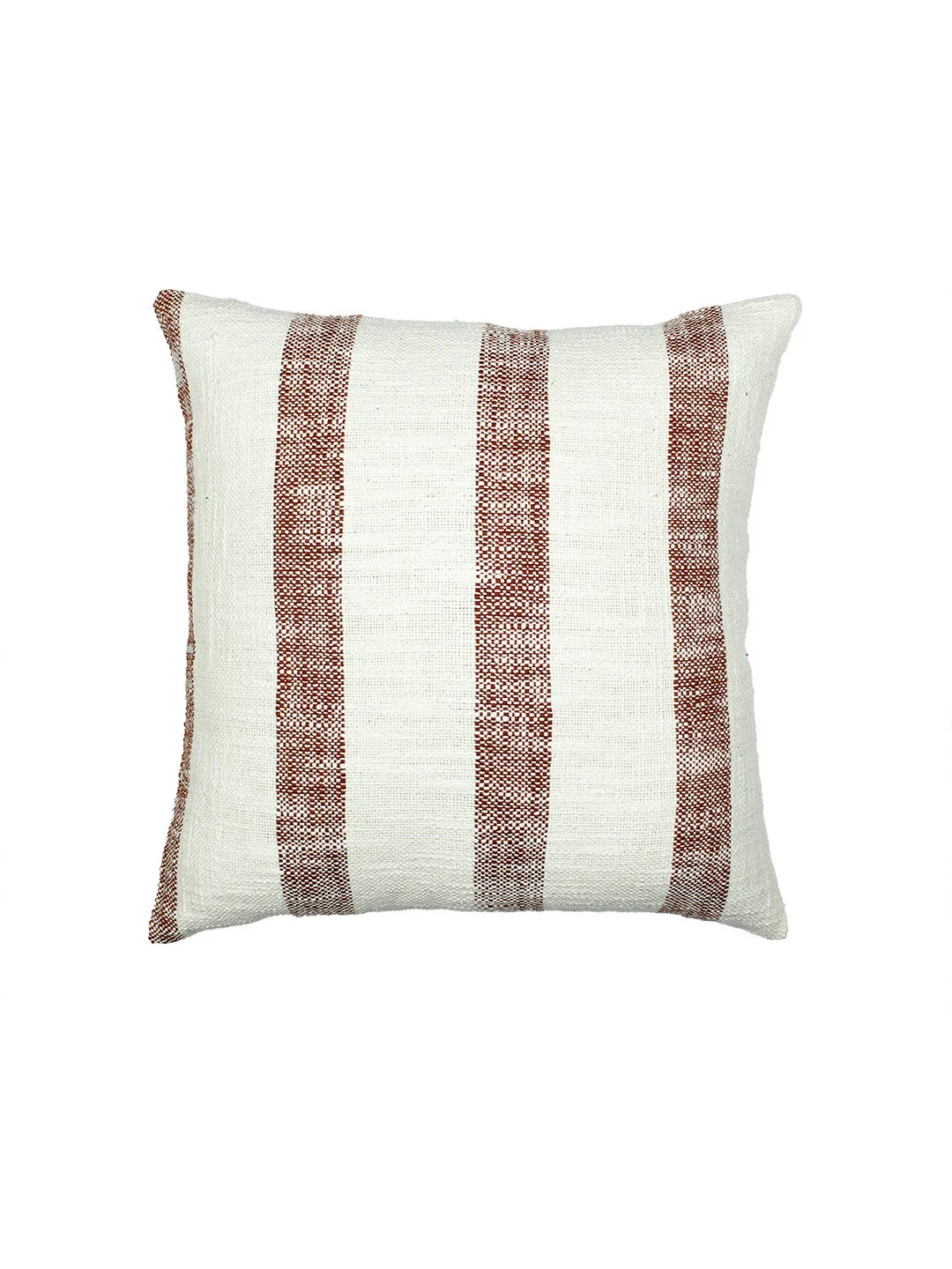 Block Set Of 2 Cushion Covers - (Red) - 40x40cm