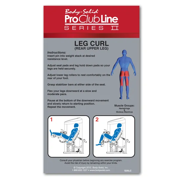 Body Solid Series II Seated Leg Curl S2SLC