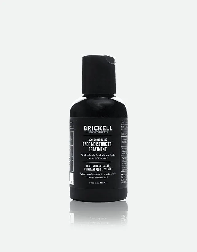 Brickell Men's Products - Acne Controlling Face Moisturizer Treatment for Men, 59ml
