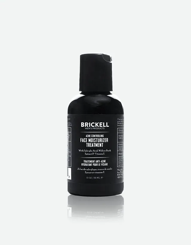 Brickell Men's Products - Acne Controlling Face Moisturizer Treatment for Men, 59ml