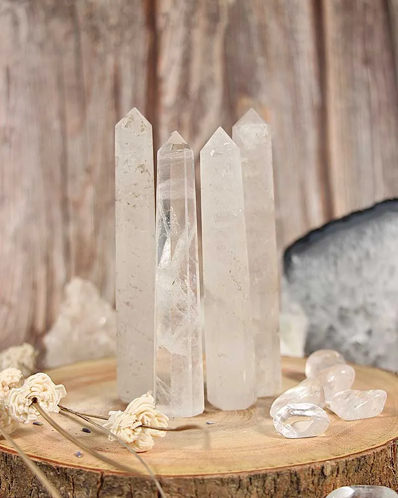 Clear Quartz Obelisk