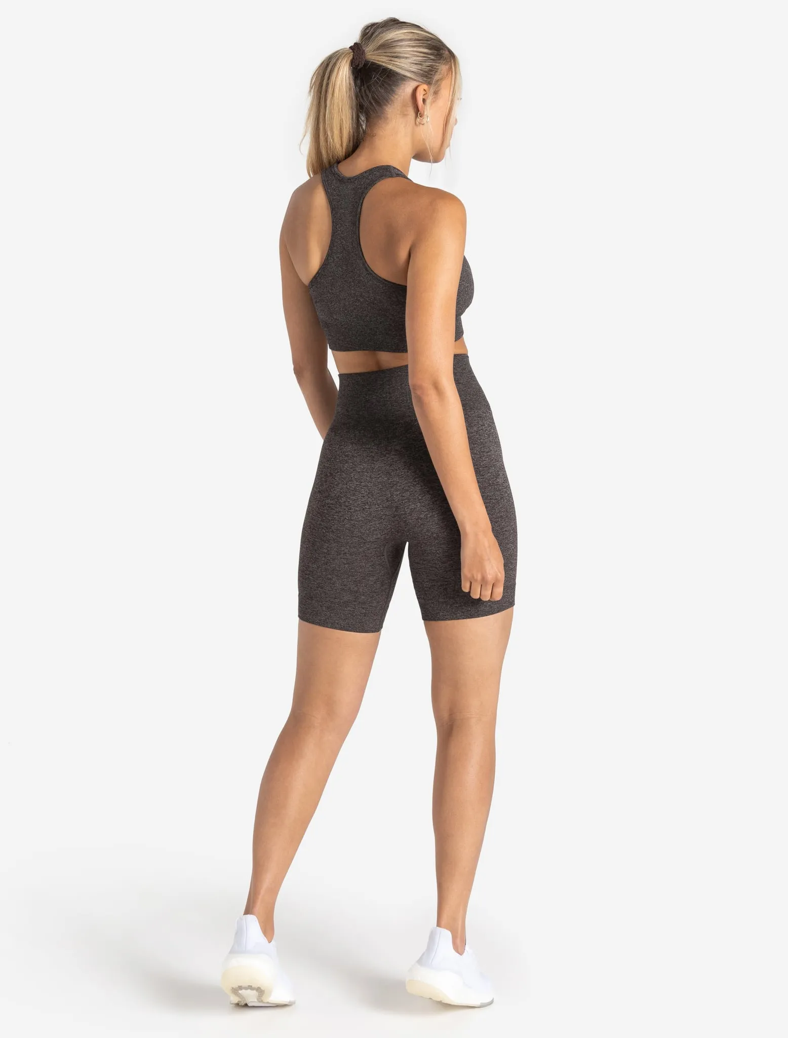 Core Seamless Shorts - Brown Marl