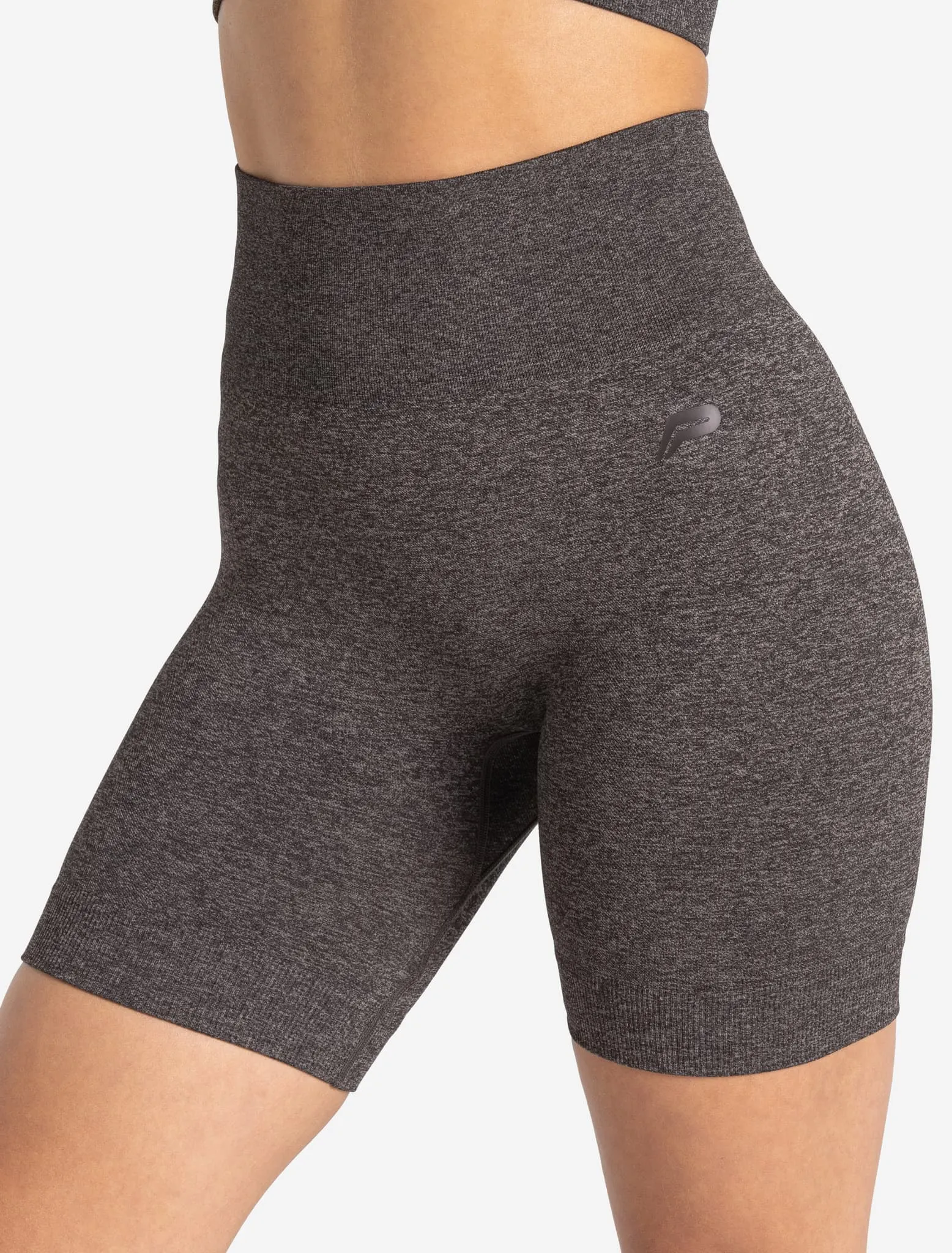 Core Seamless Shorts - Brown Marl