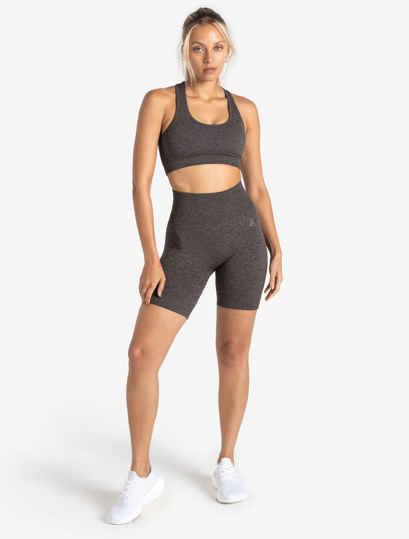 Core Seamless Shorts - Brown Marl