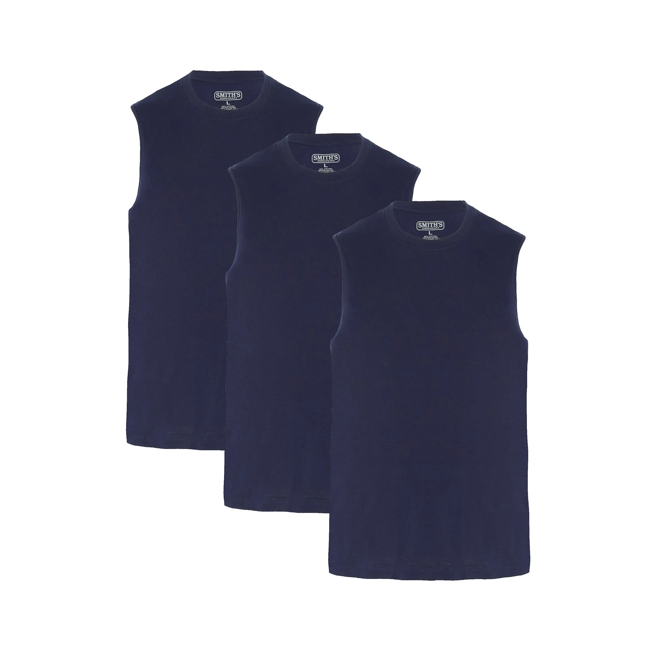 COTTON MUSCLE TEE 3-PACK