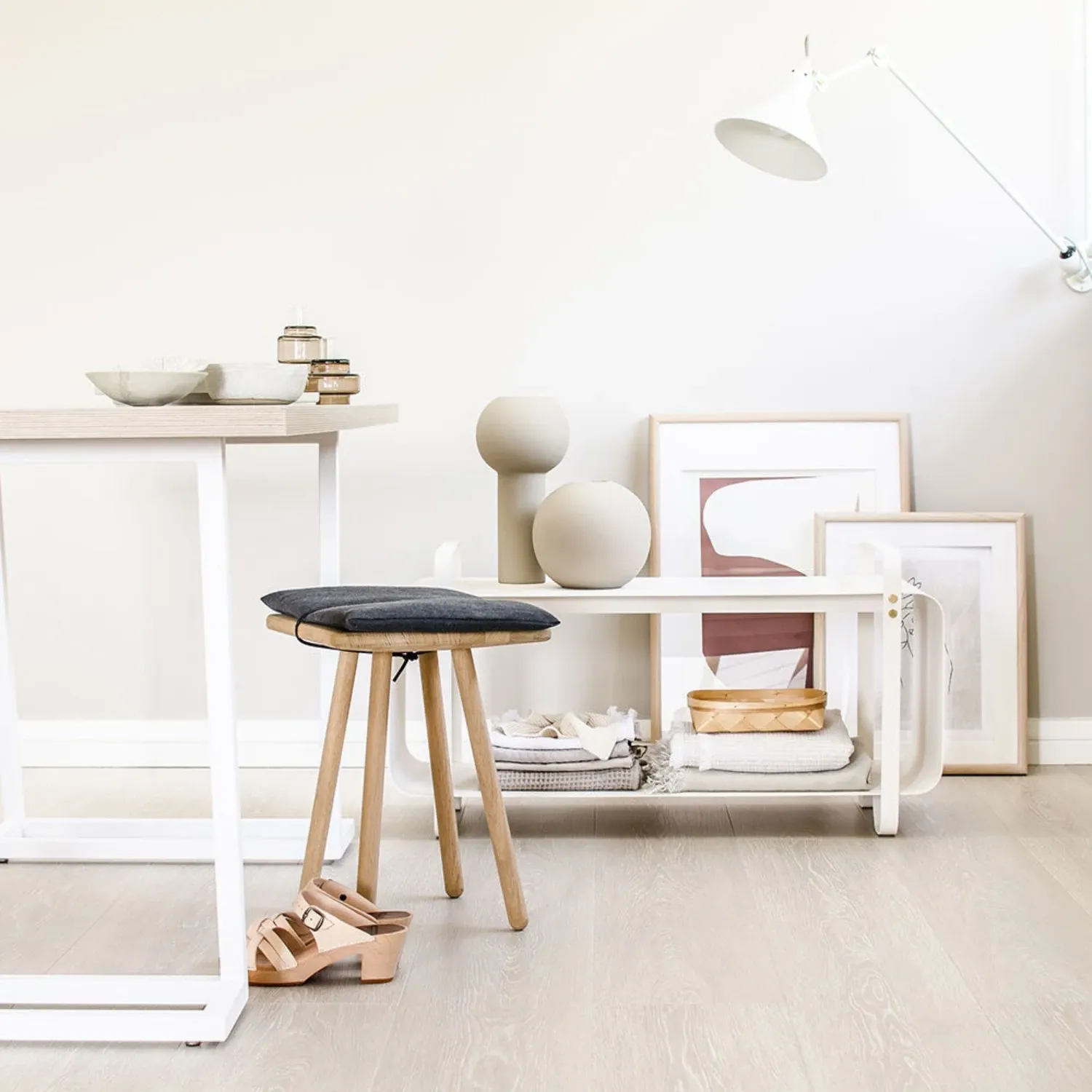 eldvarm | ninne bench | blanc