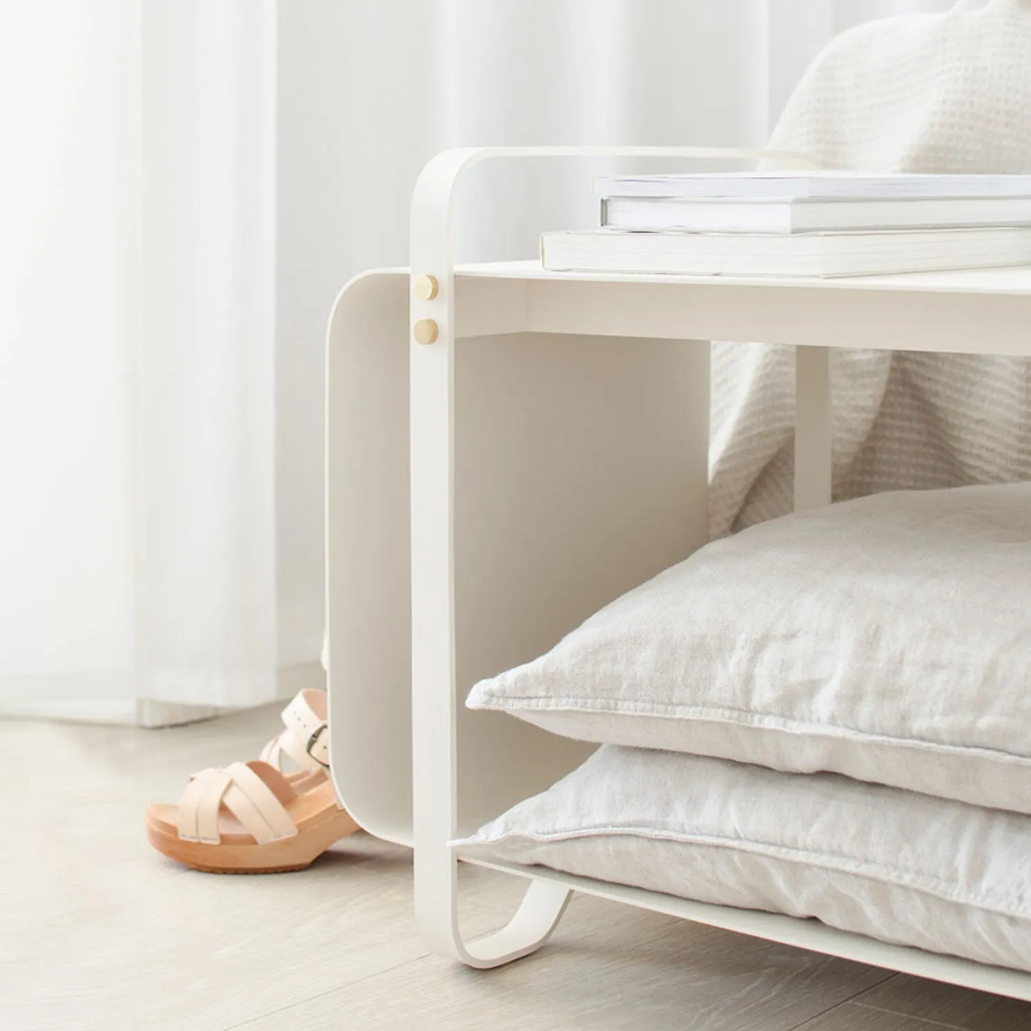 eldvarm | ninne bench | blanc