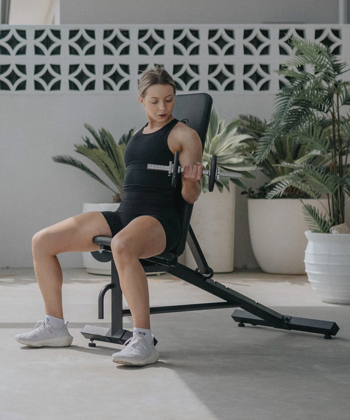 FitClub Bench with 21kg Dumbbell Set - PACKAGE DEAL