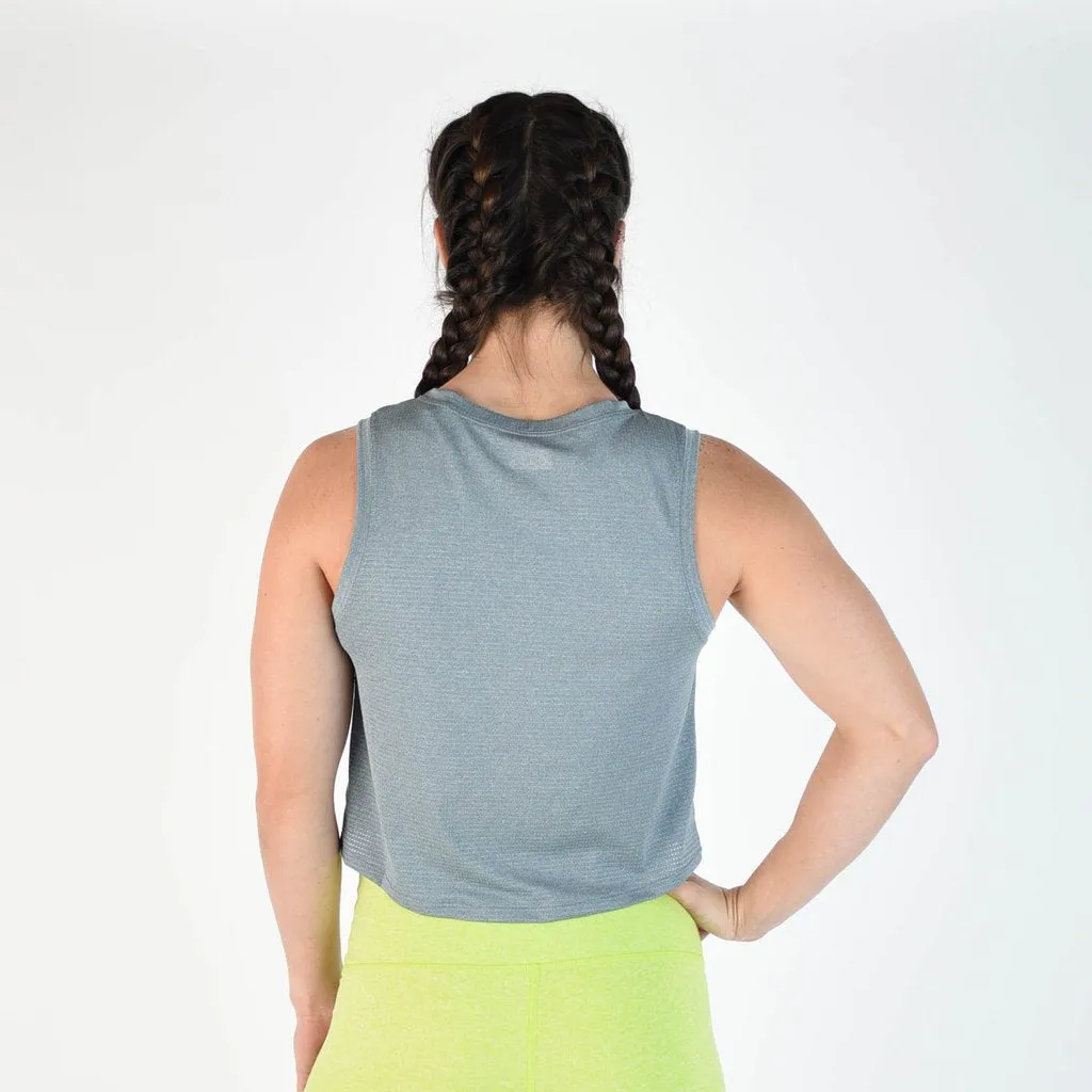 FLEO Dylan Muscle Crop Tank - Moonlit Ocean