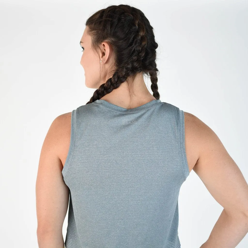 FLEO Dylan Muscle Crop Tank - Moonlit Ocean