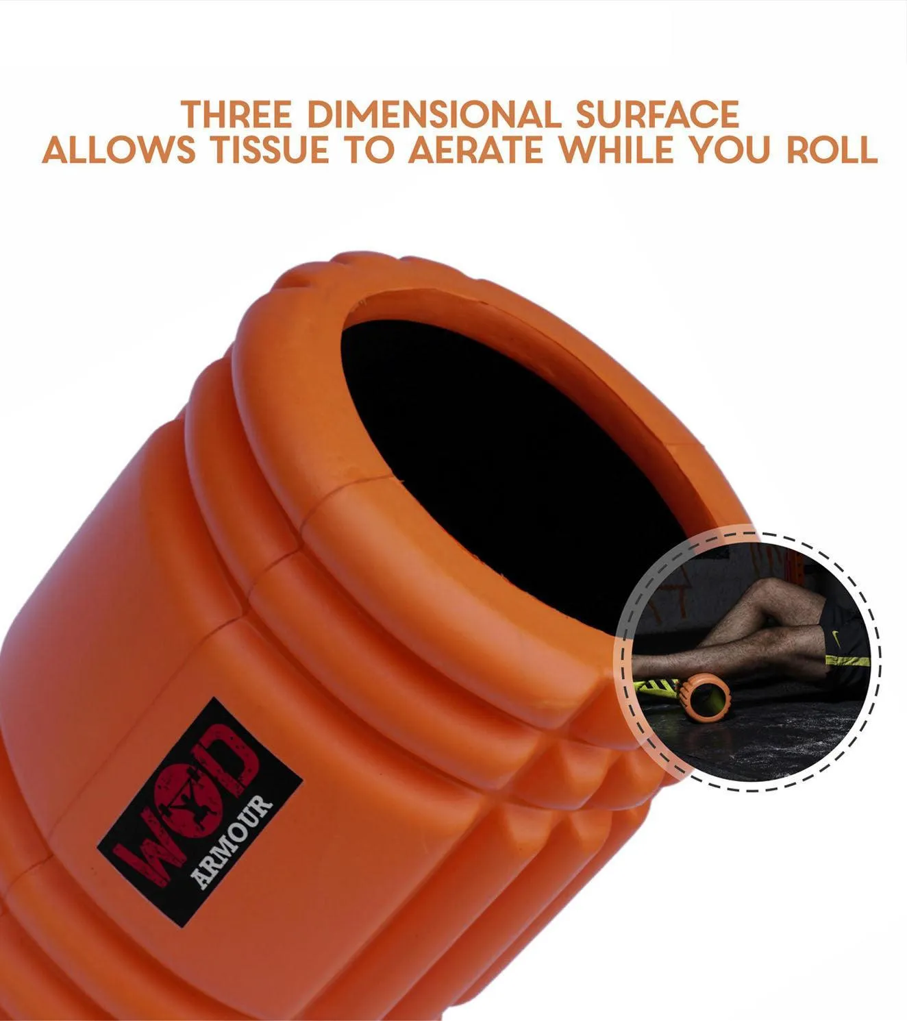 Grid Foam roller( heavy duty) with ABS