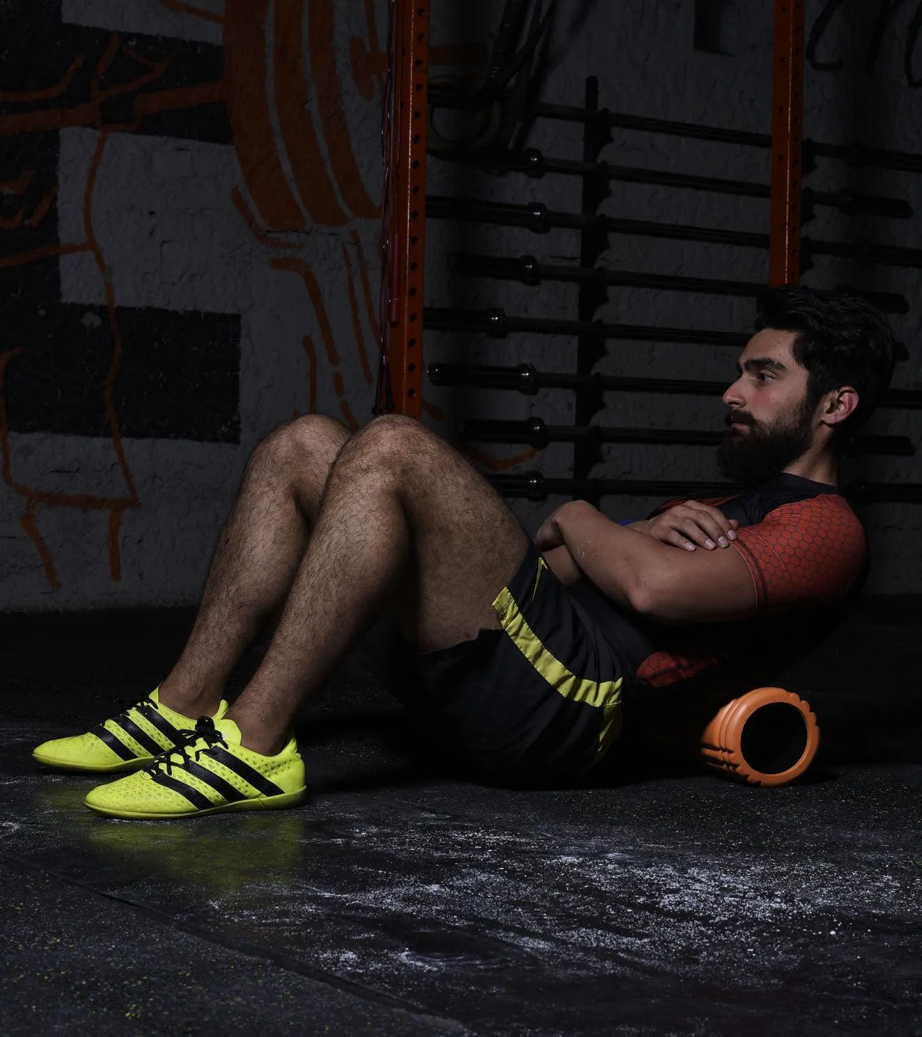 Grid Foam roller( heavy duty) with ABS
