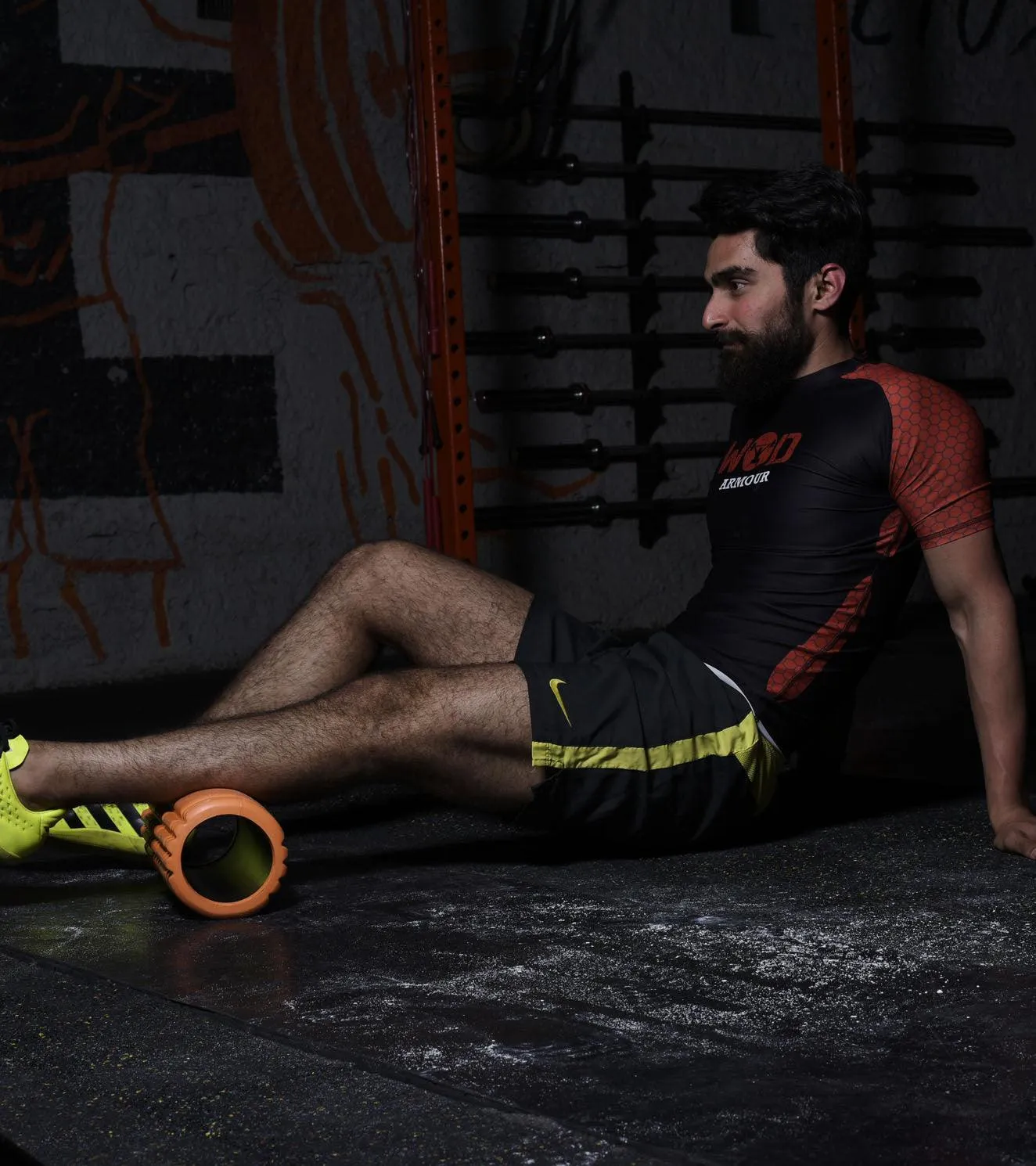 Grid Foam roller( heavy duty) with ABS