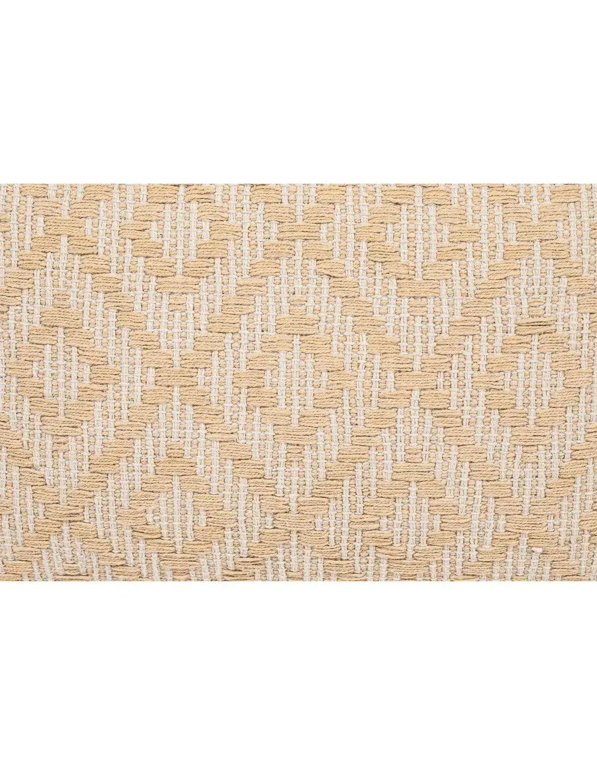 Handwoven Yellow Diamond Pillow Cover