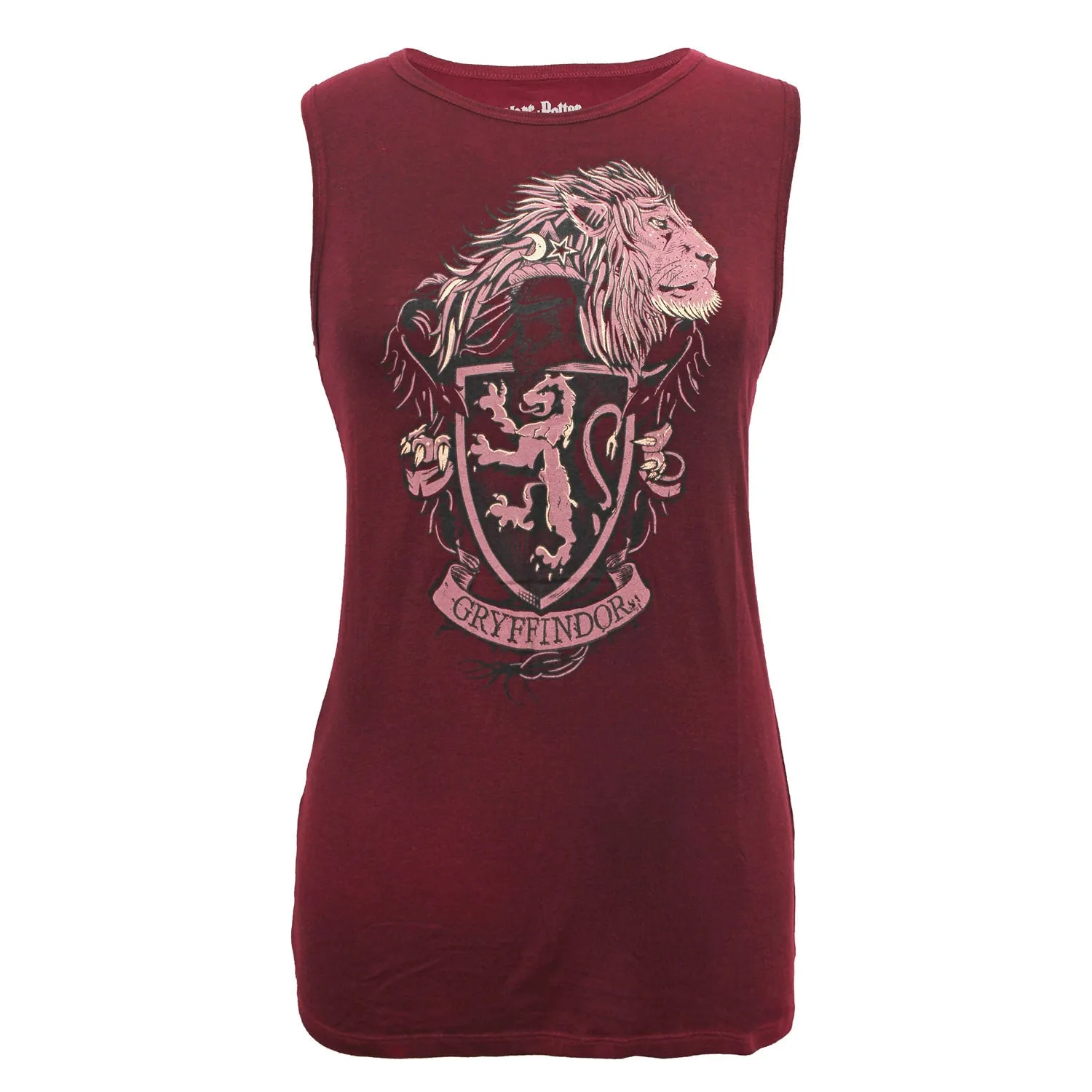 Harry Potter Womens Hogwarts House Juniors Muscle Tank Top
