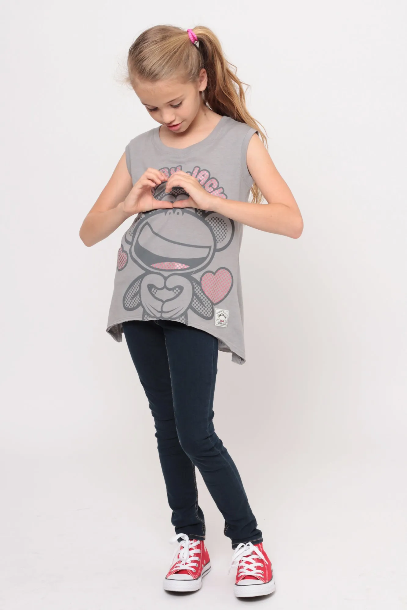 I Heart You | Muscle Top - Grey
