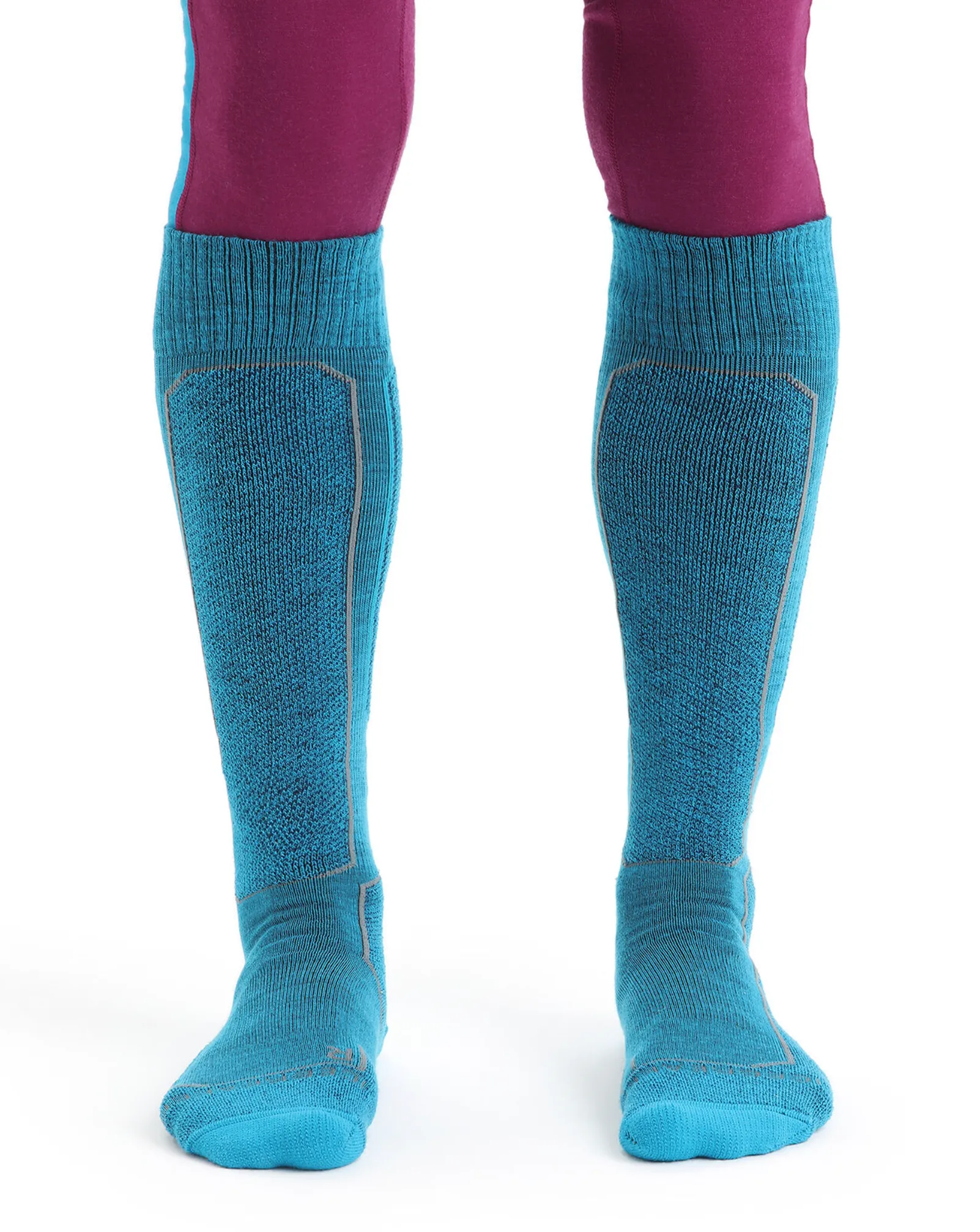 Icebreaker Mens Merino Ski  Light Over The Calf Sock