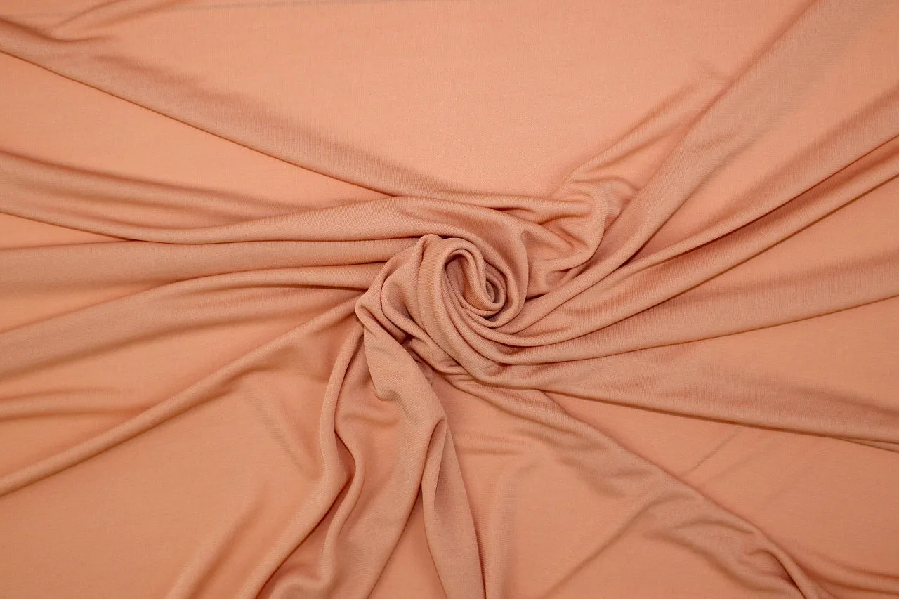 Jasco Matte Viscose Jersey - Apricot Sun