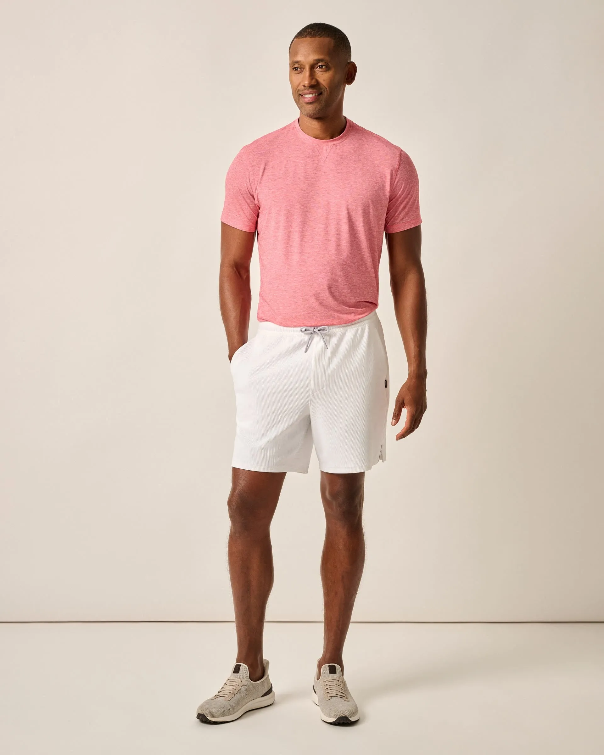 Jumpin Ribbed Knit Performance Shorts