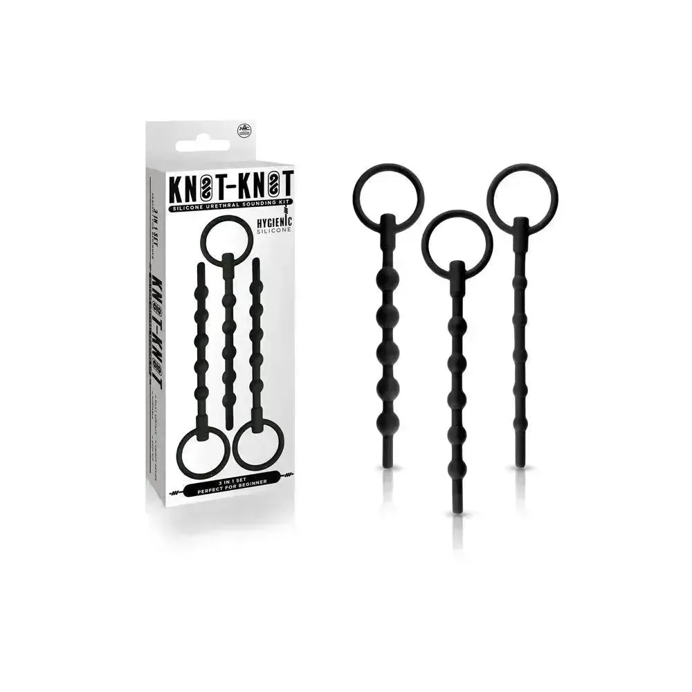Knot Knot -  Urethral Sounding Kit - 3 Piece Set
