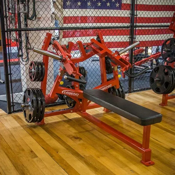 LeverEDGE Unilateral Converging Flat Chest Press Legend 6003