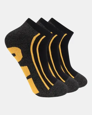 Logo Half Cushion Quarter Socks 3 Pack