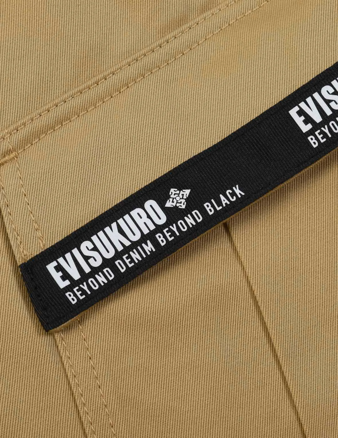 Logo Tape Patching Cargo Shorts