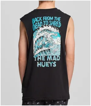 Mad Hueys Back From the Dead Muscle Tee - Black