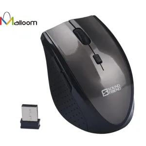 Malloom Best Gaming Mouse Optical Positioning Finger mouse 2.4Ghz Wireless Battery 10m Distances 3200 DPI For Computer Pc Laptop