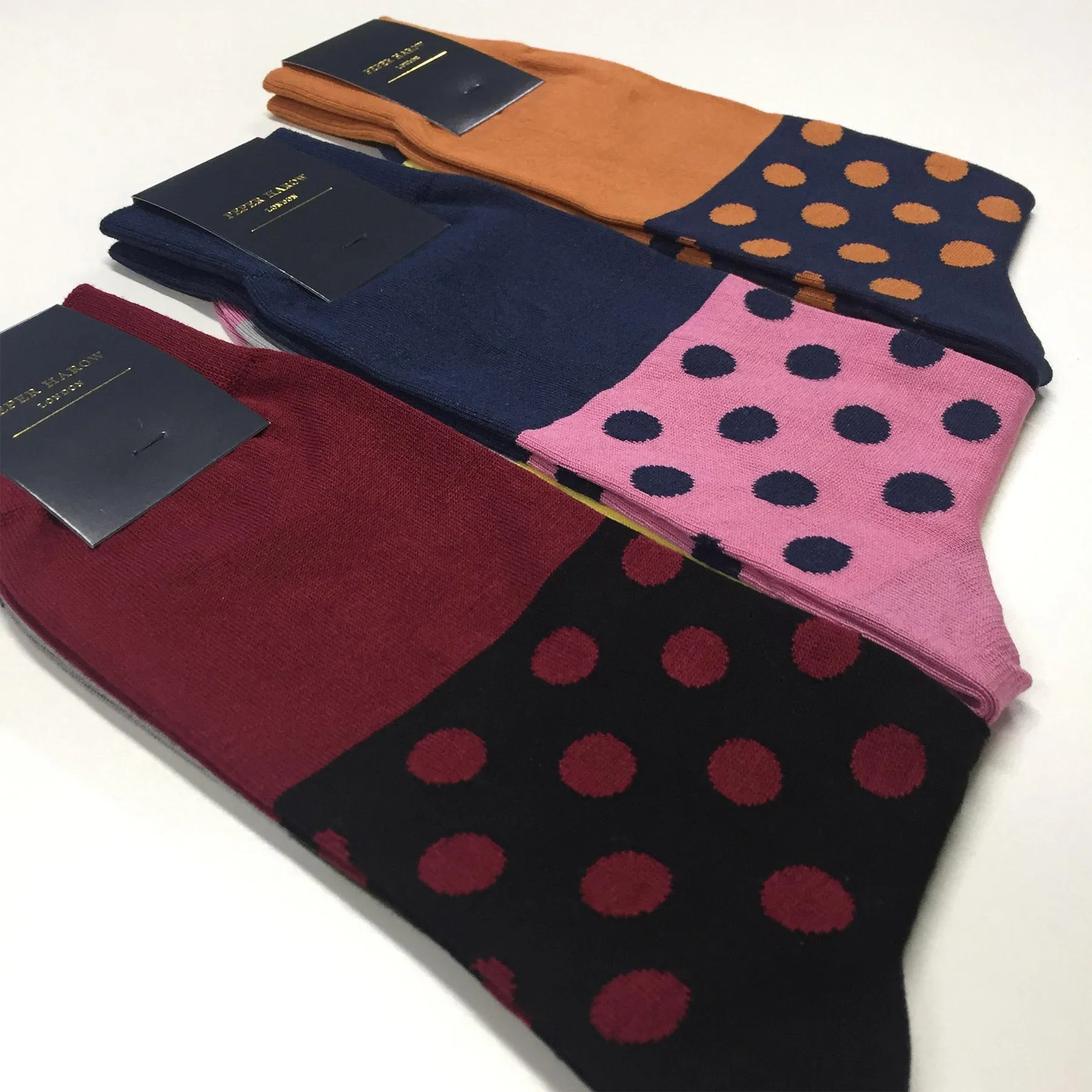 Mayfair Men's Socks - Burgundy