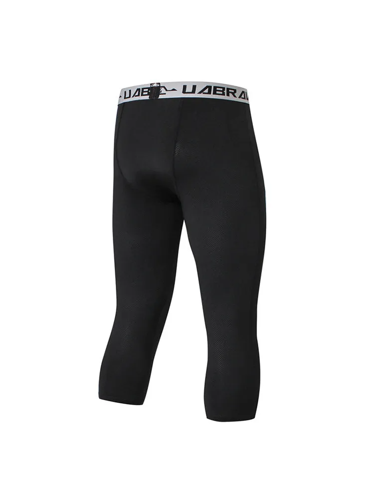 Men's 3/4 Sport Compression Pants