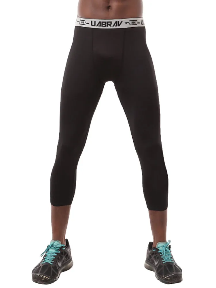 Men's 3/4 Sport Compression Pants