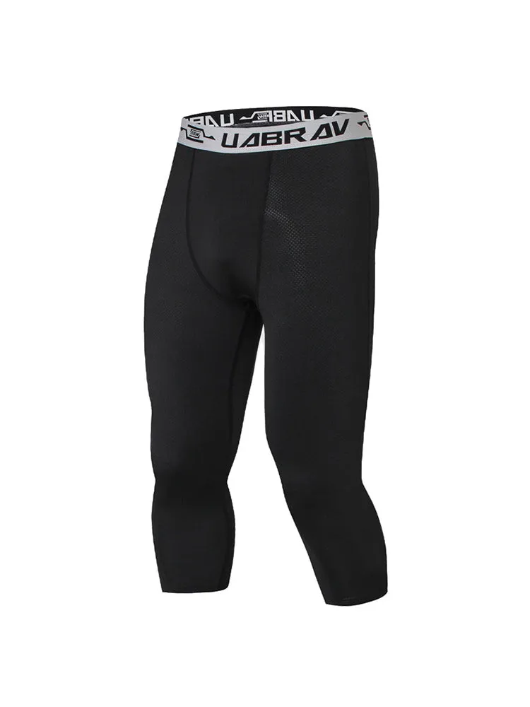 Men's 3/4 Sport Compression Pants