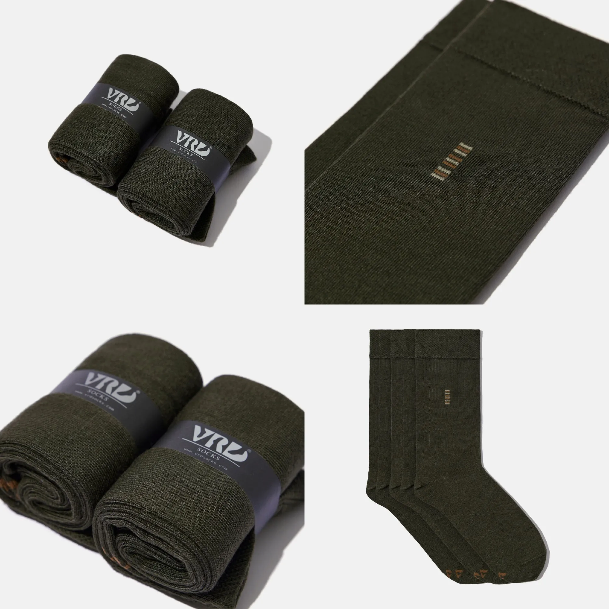Men’s Bamboo Dress Socks – Plain Design, Pack of 1/3/5 Pairs