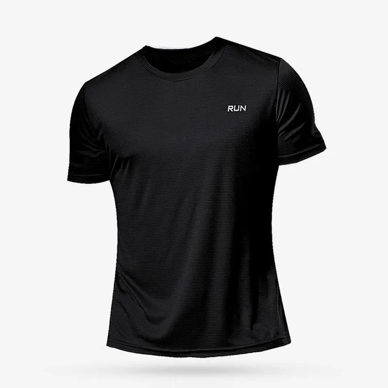Men's Quick-Dry Running Shirts  Compression Soccer Jerseys & Gym Workout T-Shirts