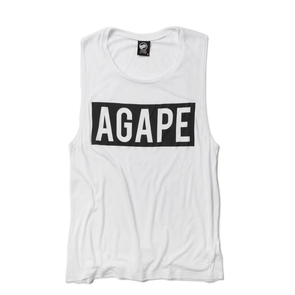 Muscle Tank in White