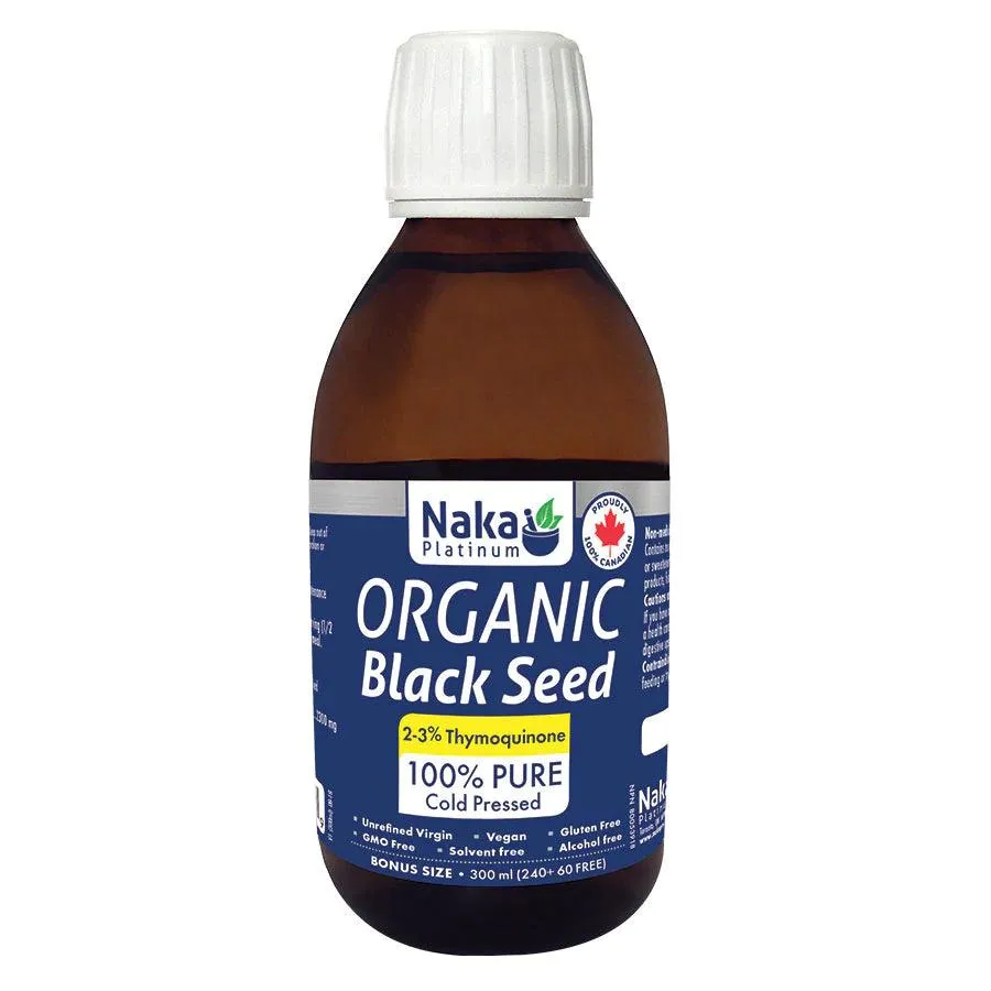 Naka Platinum Organic Black Seed 3% Thymoquinone 300ml