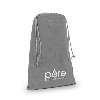 Open Box - Pure Enrichment PureRelief  with 4 Heat Settings and Magnetic Closure Neck and Shoulder Heating Pad  - 14" x 22" - Charcoal Gray