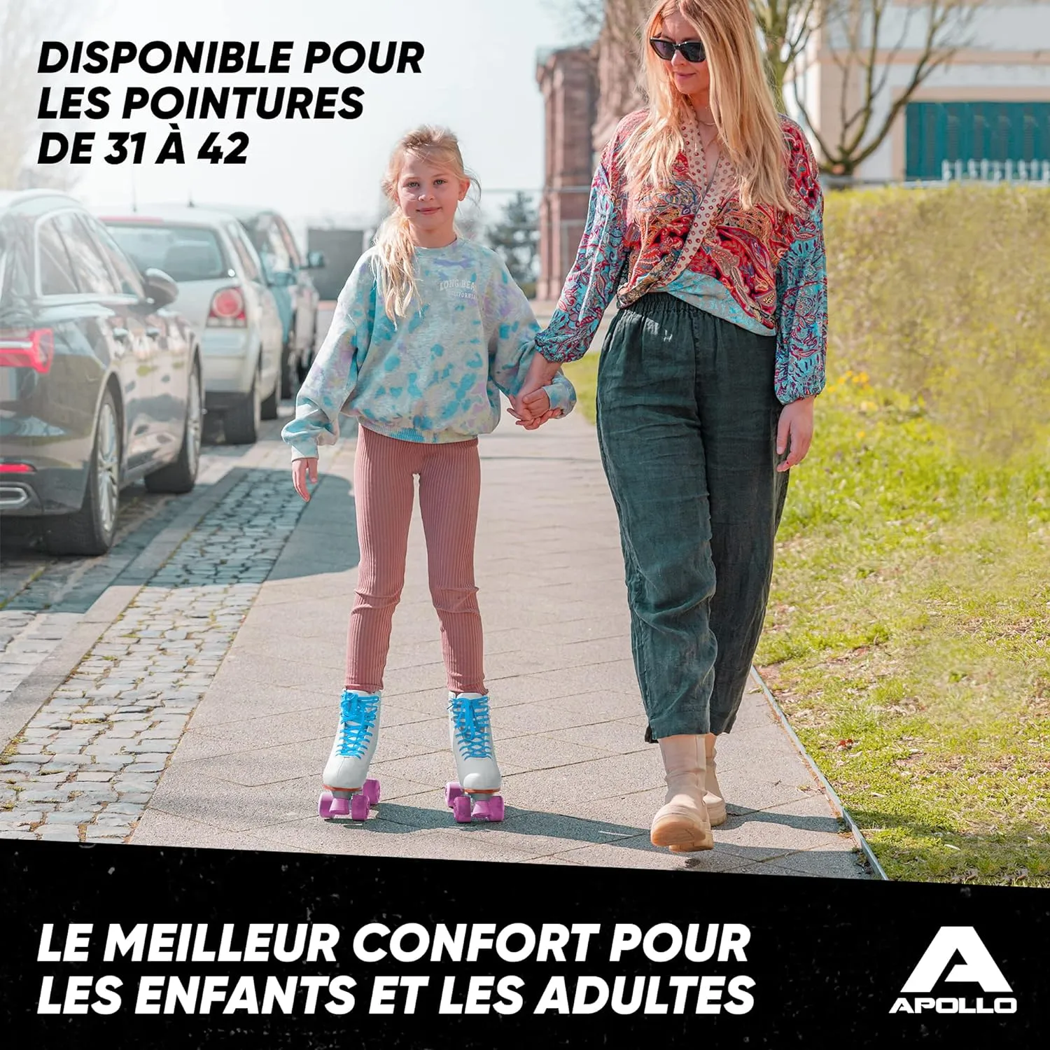 Patin  roulettes - Rollers Fille et Garon Apollo | Fitnessterapy