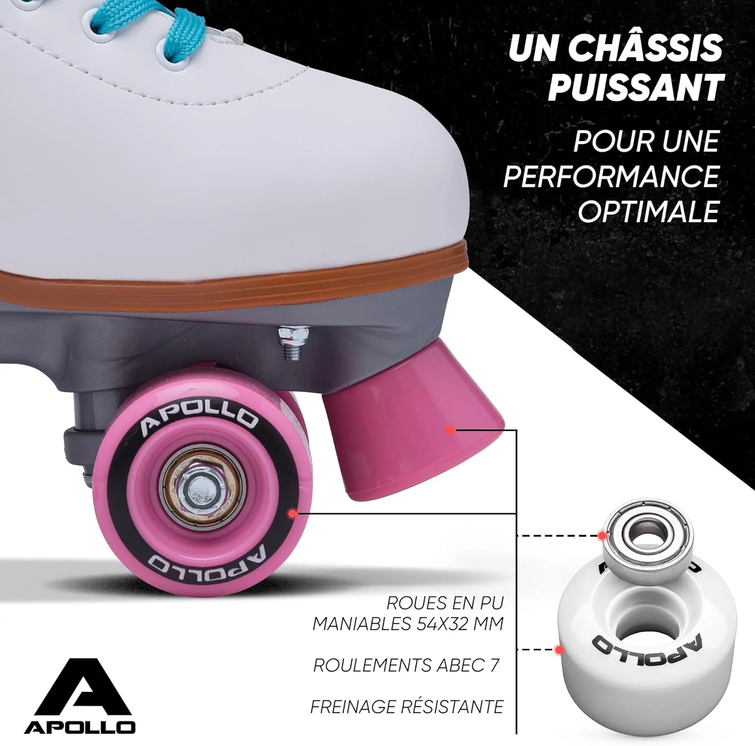 Patin  roulettes - Rollers Fille et Garon Apollo | Fitnessterapy