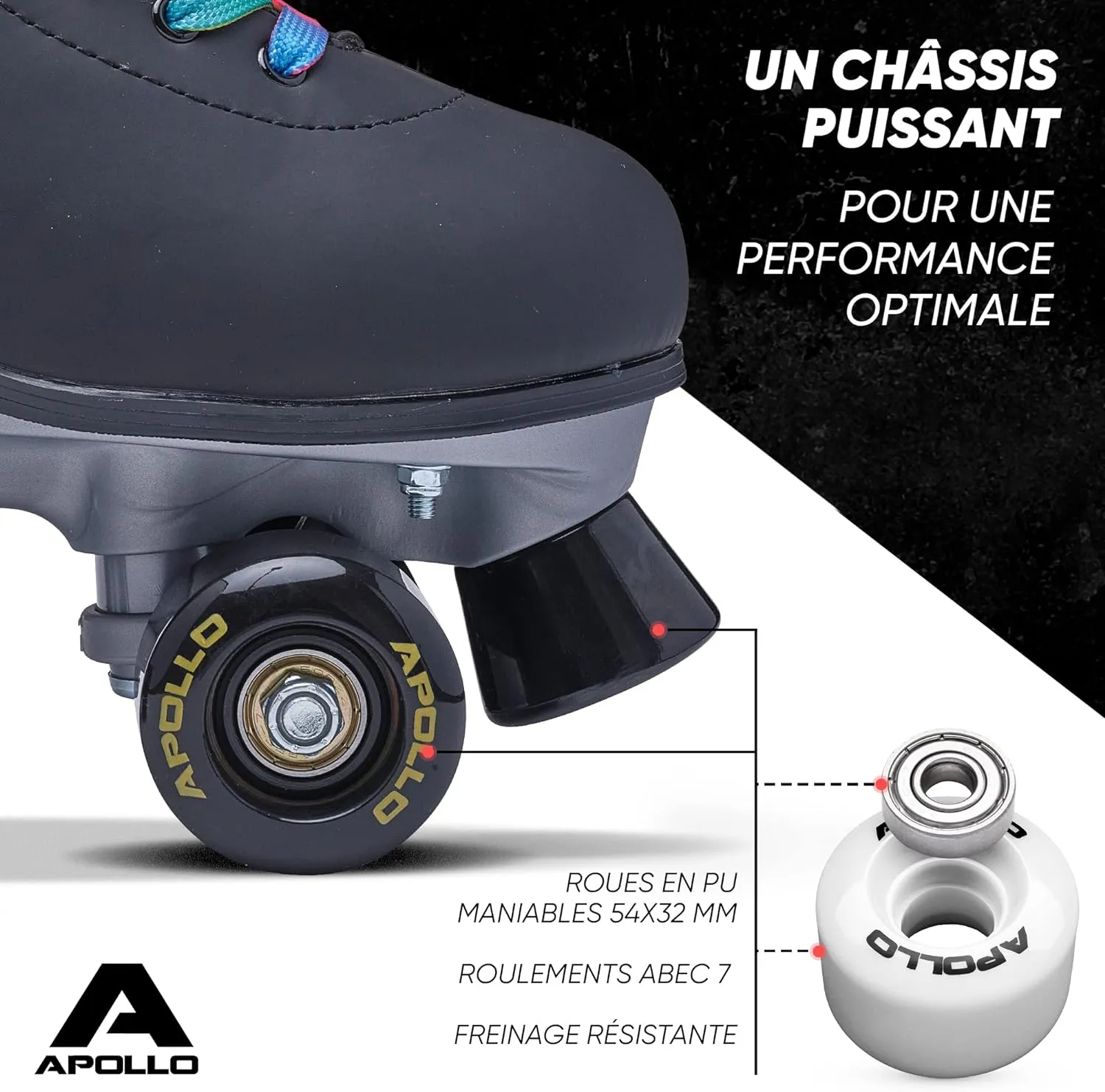 Patin  roulettes - Rollers Fille et Garon Apollo | Fitnessterapy