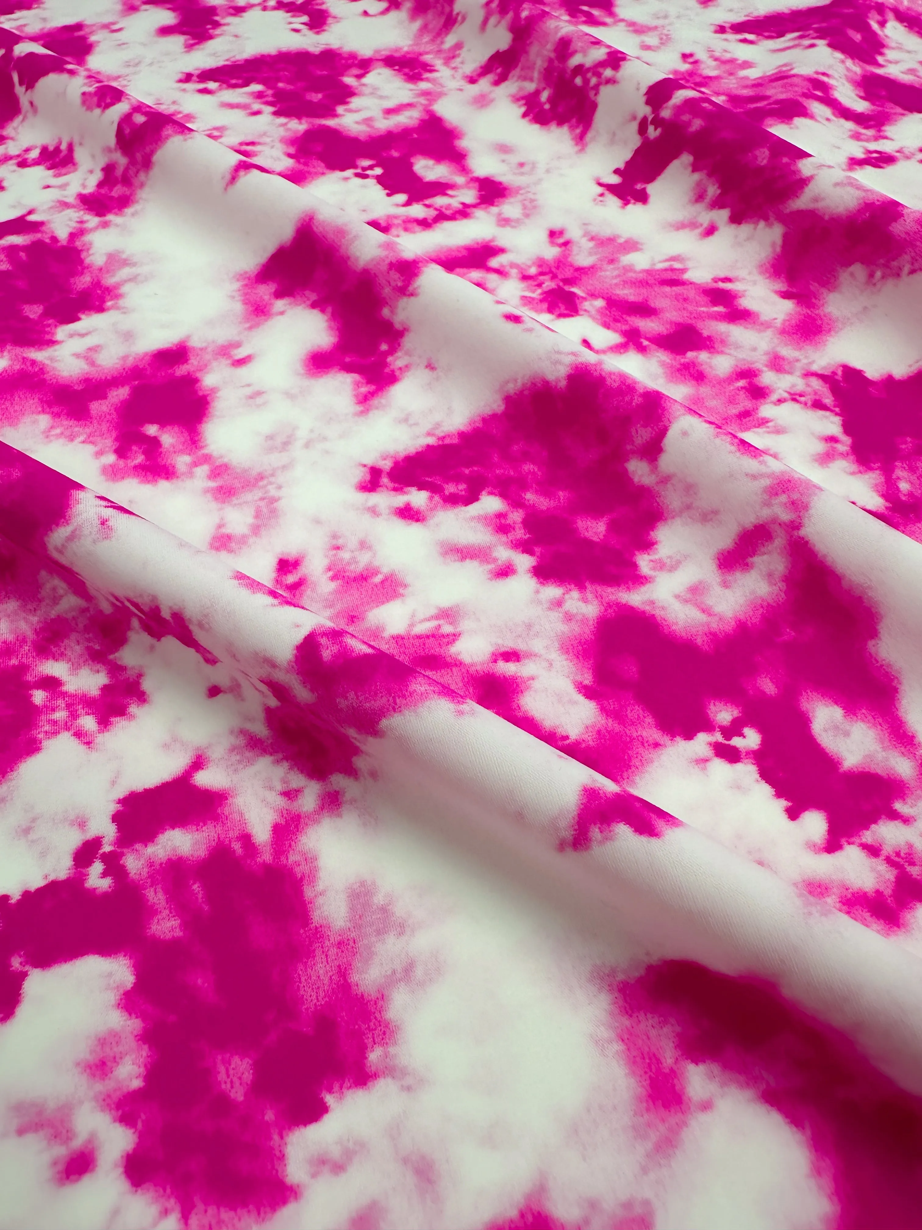 Printed Nylon Lycra - Bandhani - 155cm