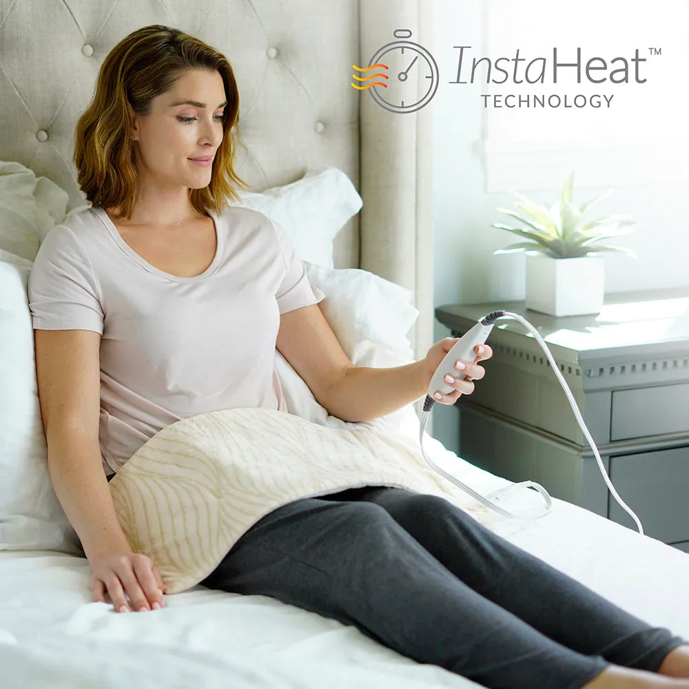 PureRelief Luxe Micromink Heating Pad